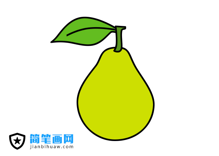 梨子簡(jiǎn)筆圖片及上色