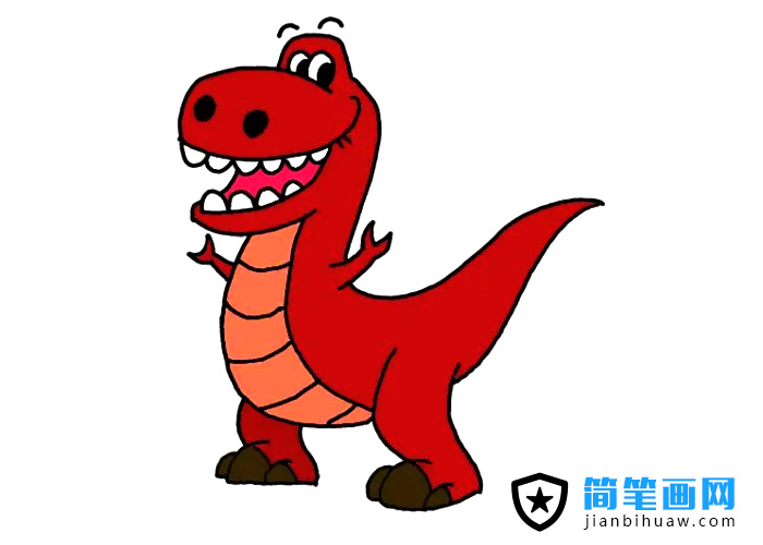 霸王龍簡(jiǎn)筆畫圖片